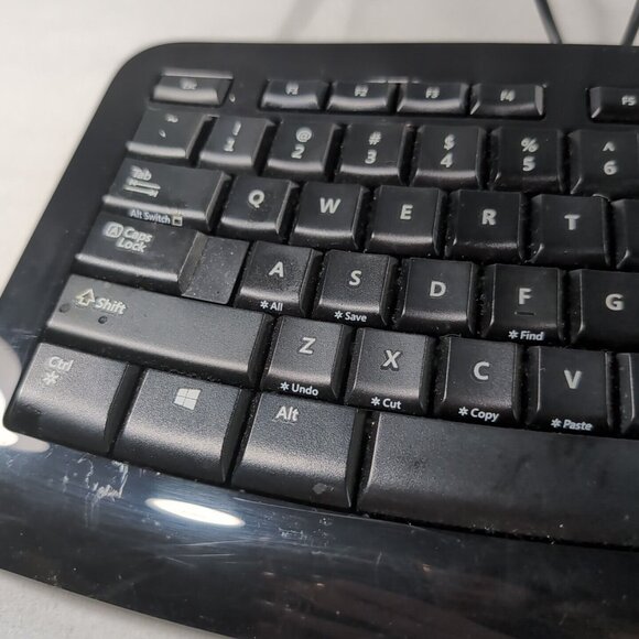 Microsoft Comfort Curve 3000 for Business Ergonomic Wired Keyboard TESTED WORKS - Picture 7 of 10